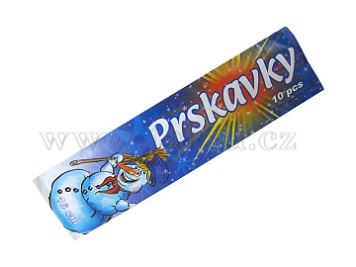 RUČNÍ PRSKAVKY 16 CM - 10 KS - PYROTECHNIKA - 20/50/10