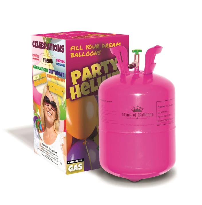HELIUM DO BALONKŮ - KING OF BALLOONS JEDN. NÁDOBA  BEZ balónků