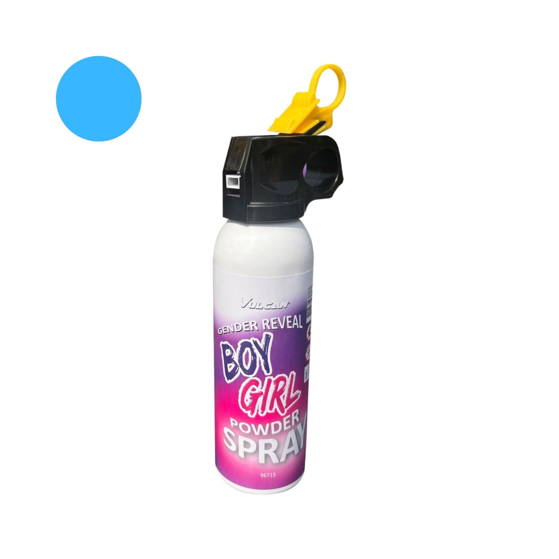 Modrý prášek ve spreji - Gender reveal - Boy or Girl - Kluk nebo holka
