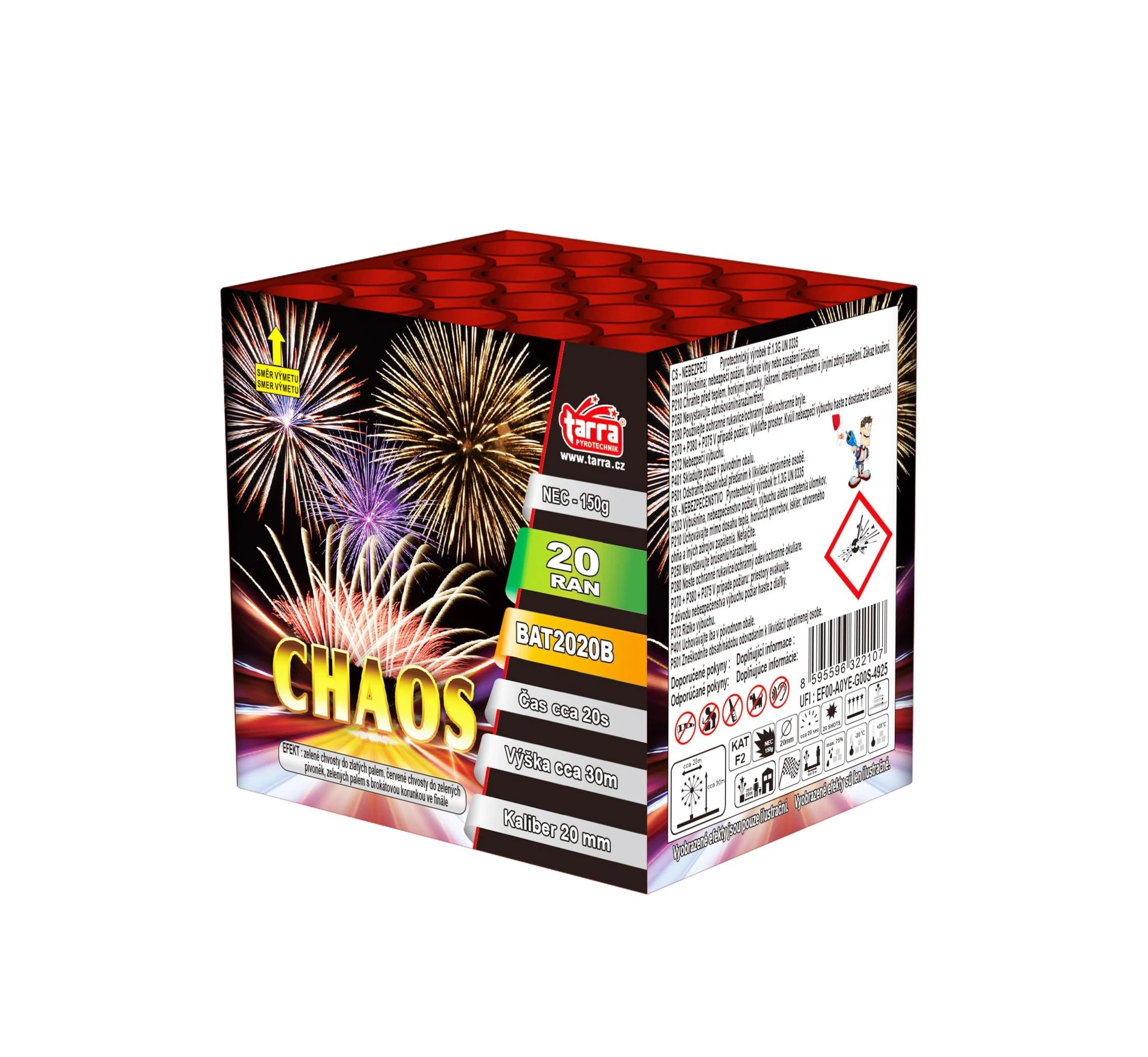 BATERIE VÝMETNIC CHAOS 20 RAN 24/1