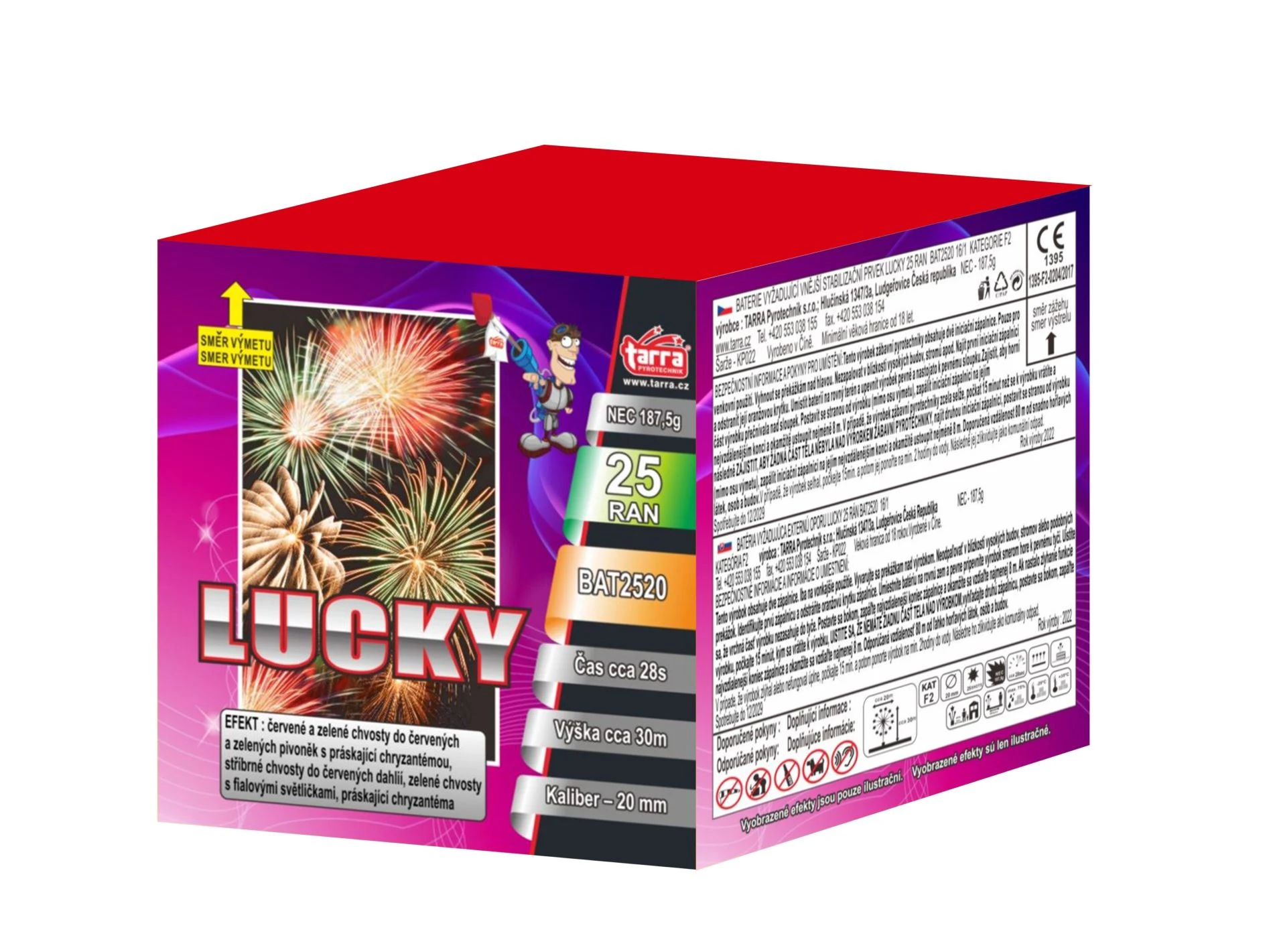 BATERIE VÝMETNIC LUCKY 25 RAN 16/1