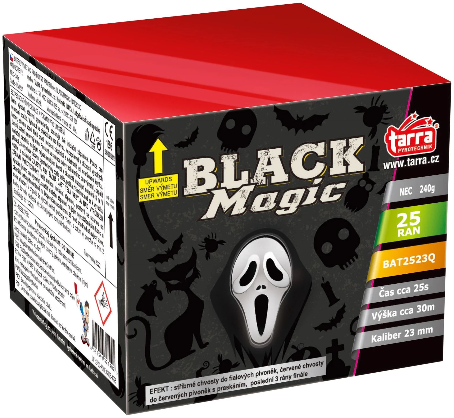 BATERIE VÝMETNIC BLACK MAGIC 25 RAN - Halloween - 18/1