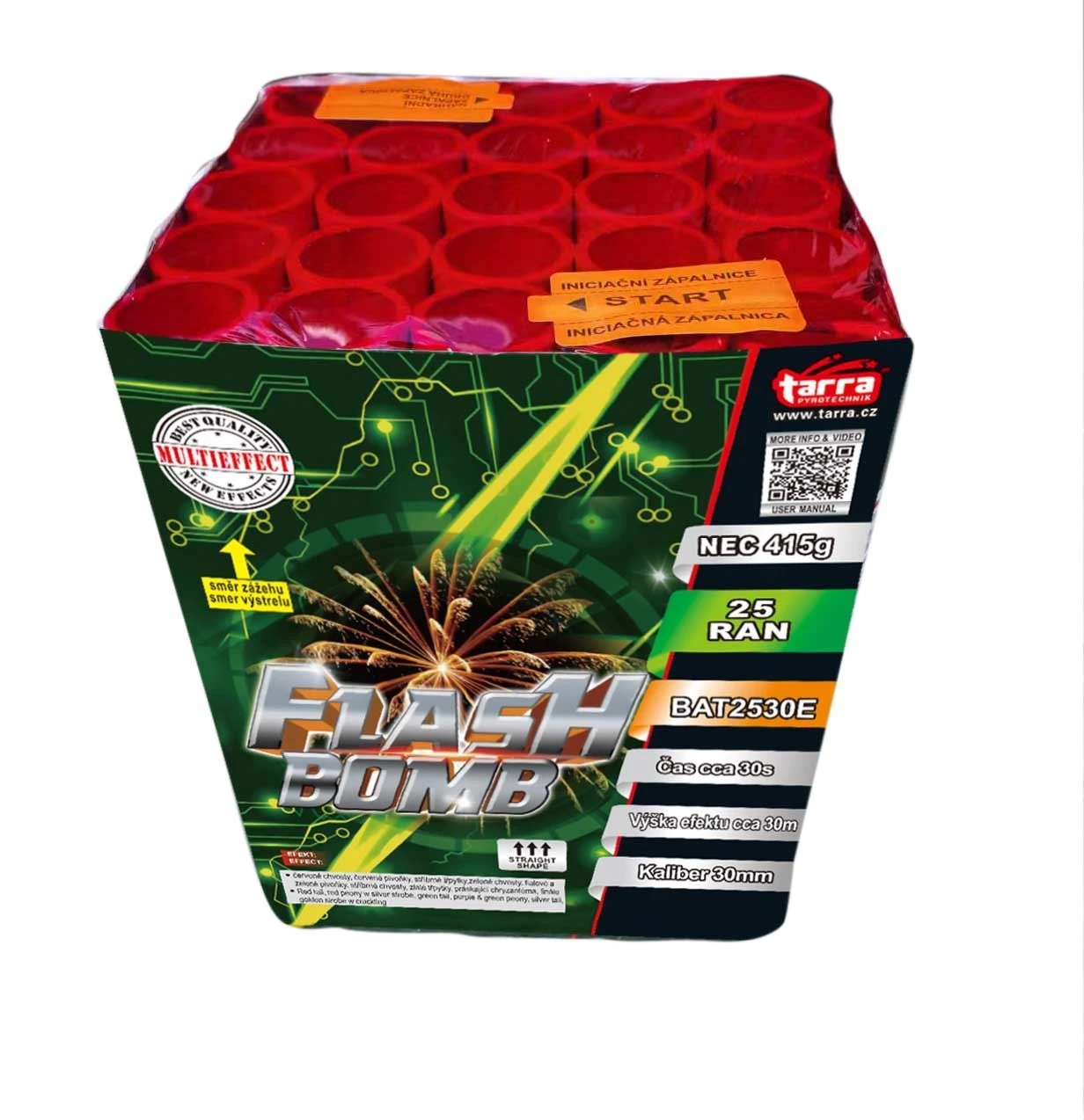 BATERIE VÝMETNIC FLASH BOMB 25RAN   4/1