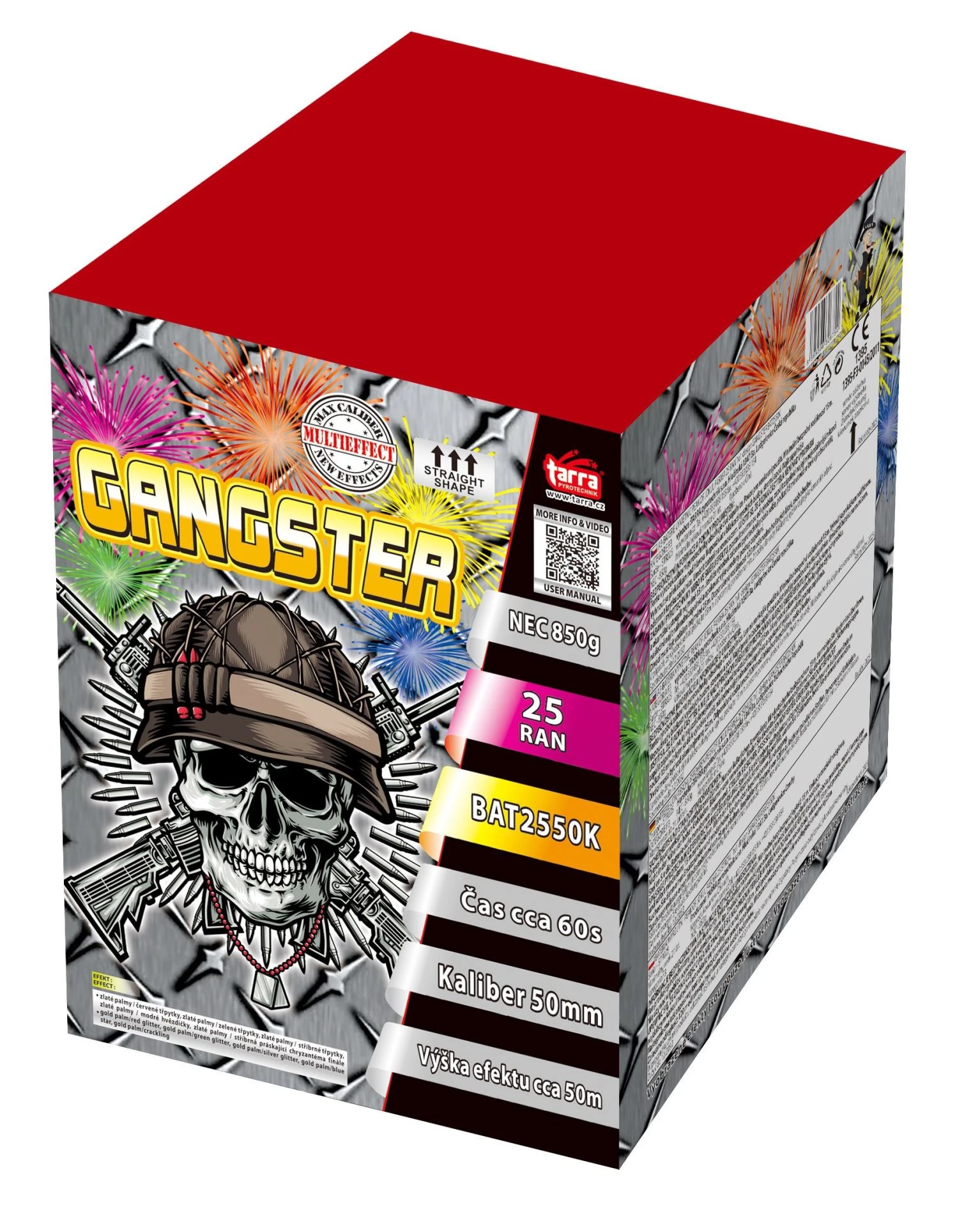 BATERIE VÝMETNIC GANGSTER 25 RAN  1x1