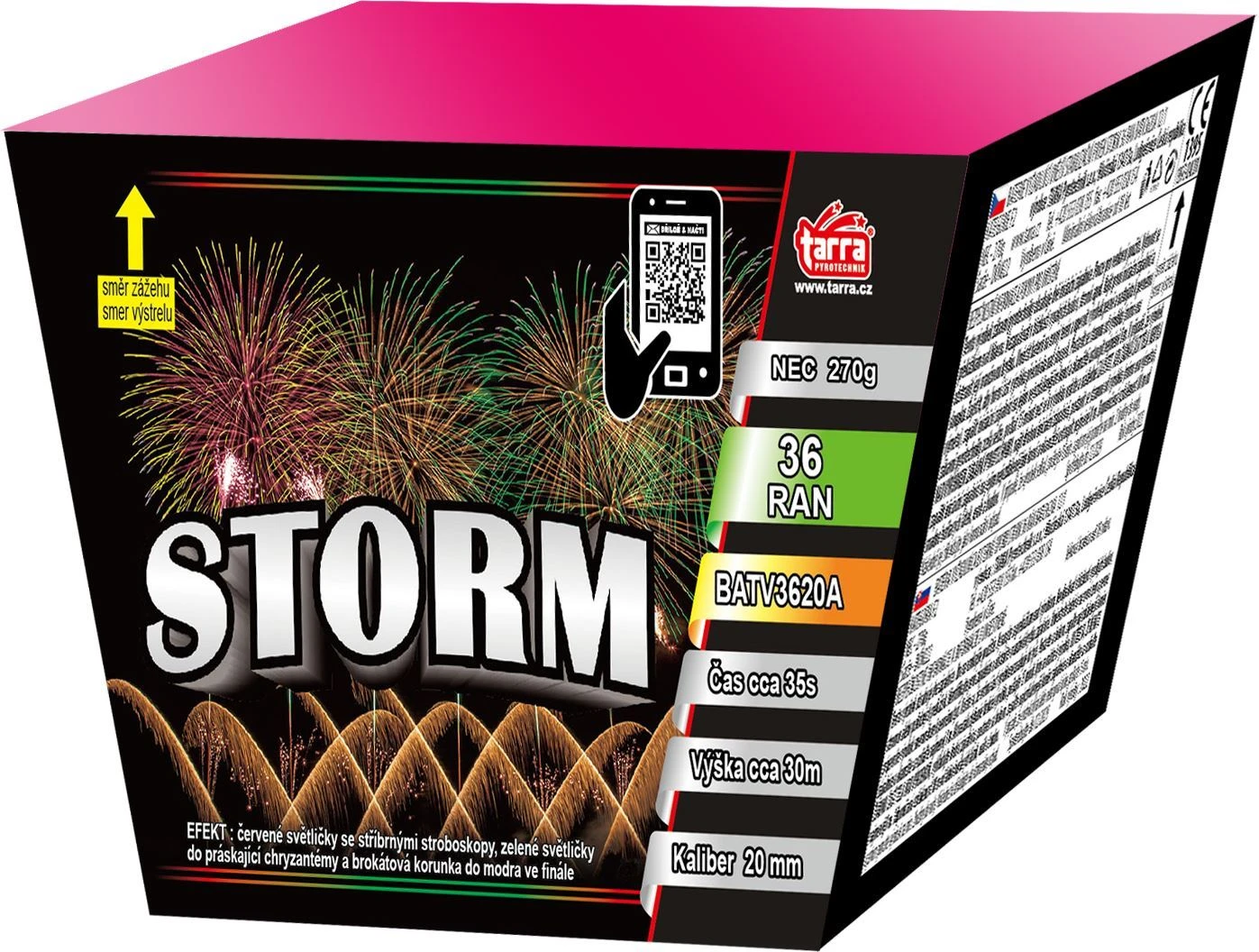 BATERIE VÝMETNIC STORM 36 RAN  12/1