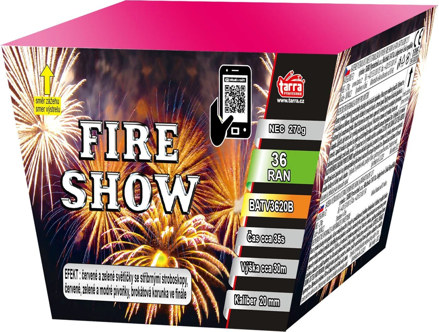 BATERIE VÝMETNIC FIRE SHOW 36 RAN  12/1