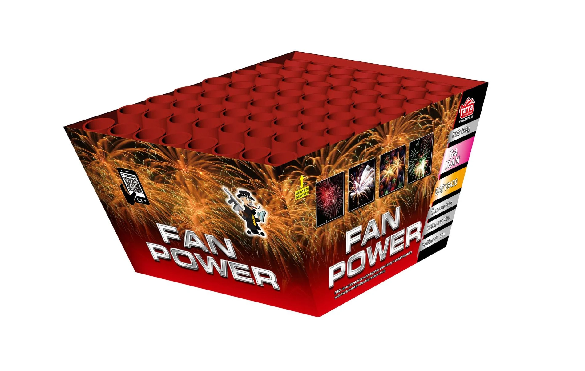 BATERIE VÝMETNIC FAN POWER 64 RAN  2/1