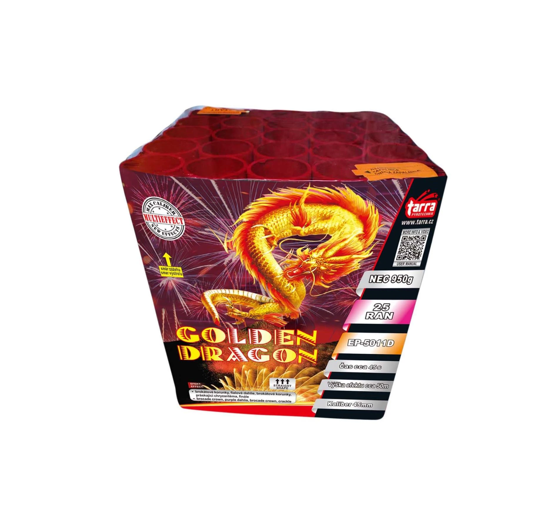 BATERIE VÝMETNIC GOLDEN DRAGON 25 RAN  2x1