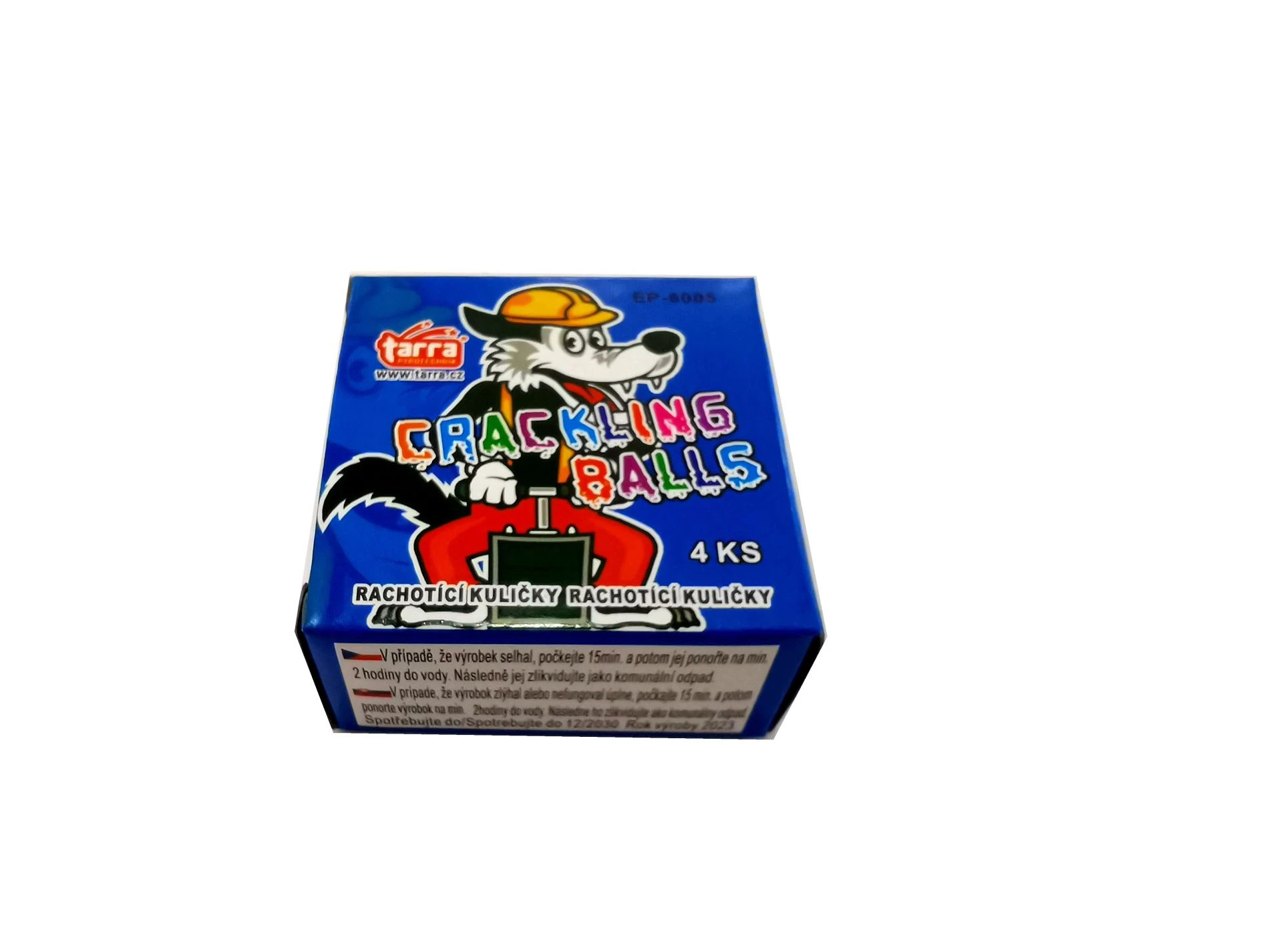 PRÁSKACÍ KULIČKY CRACKLING BALLS 12/20/4