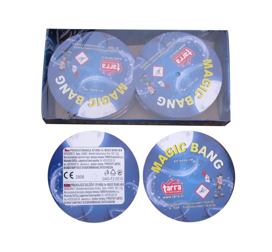 PRÁSKACÍ HAD MAGIC BANG  - 1 metr - 6 ks - 48/6