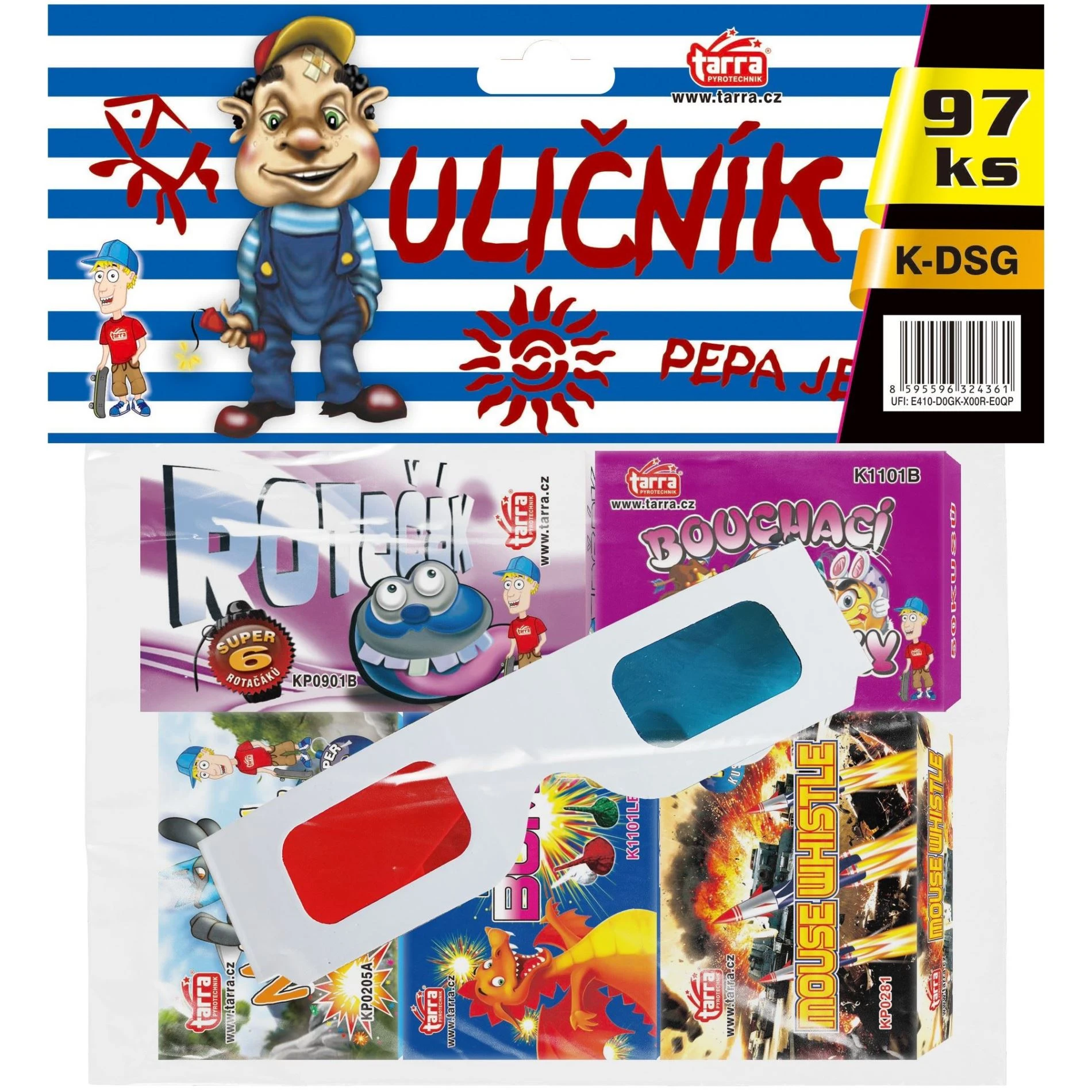 Dětský set - ULIČNÍK- obsahuje 97 ks - 30/1