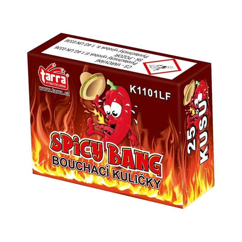 BOUCHACÍ KULIČKY SPICY BANG - 25 ks 4/40/25
