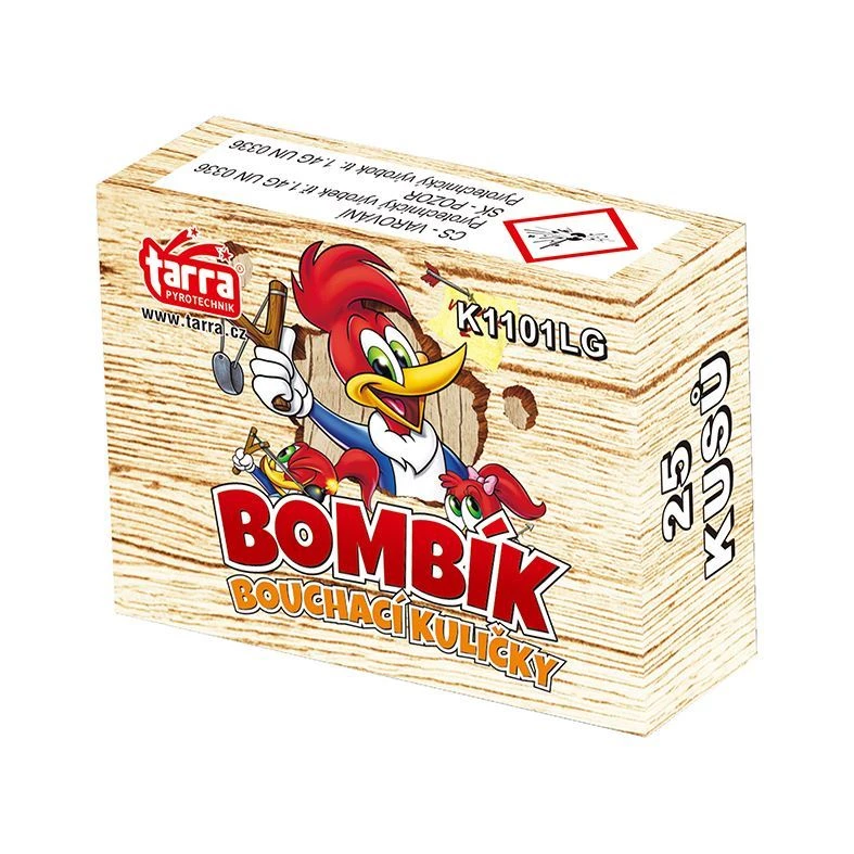 BOUCHACÍ KULIČKY BOMBÍK - 25 ks  4/40/25
