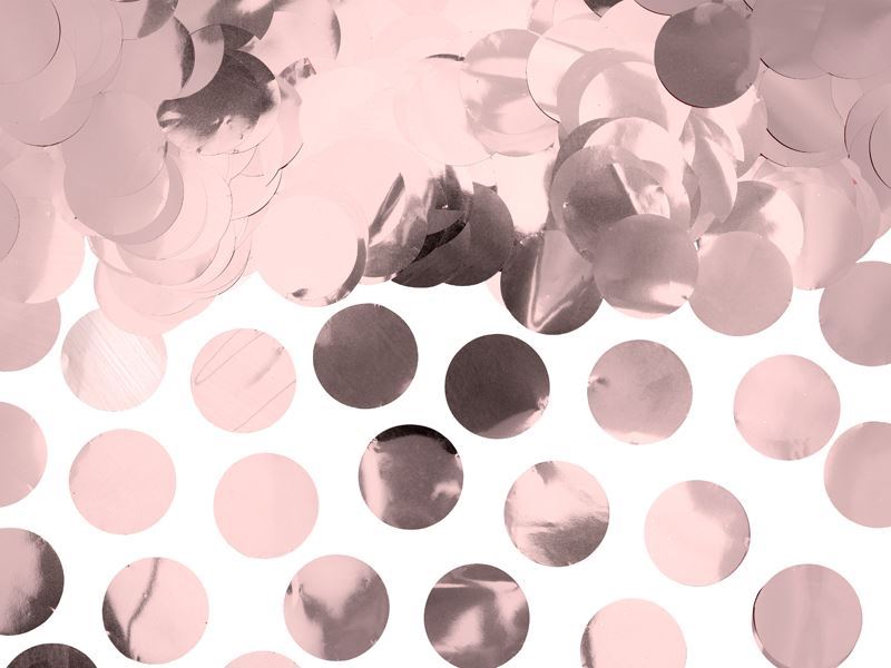 Konfety na stůl růžovo zlaté - rose gold 15g