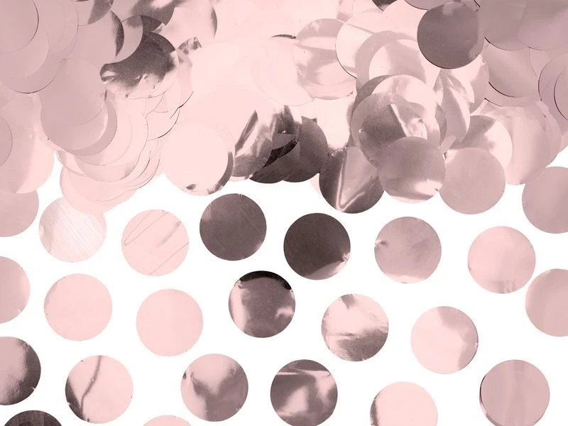 Konfety na stůl růžovo zlaté - rose gold 15g