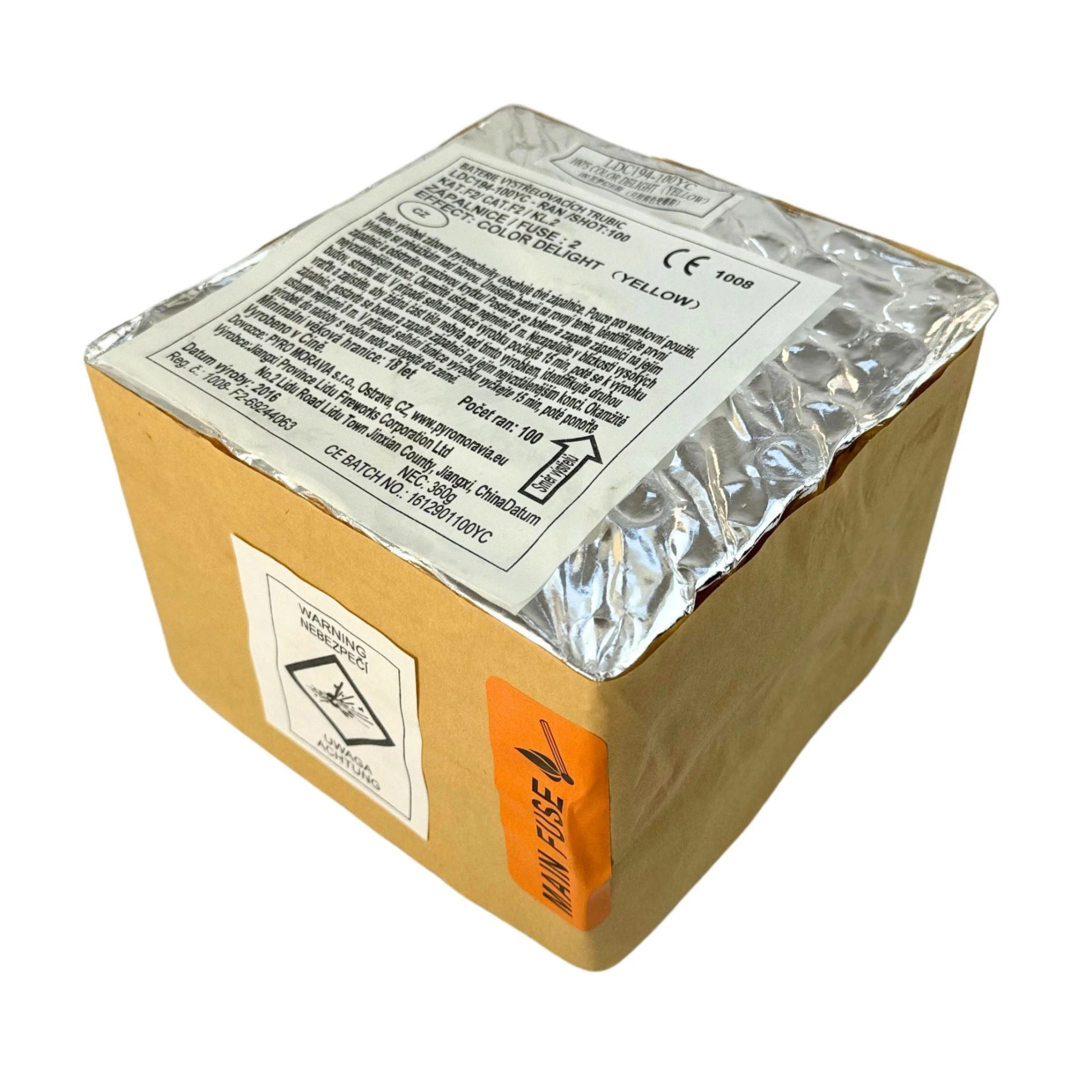 Baterie výmetnic jednobarevná  20 mm - Color Delight Green