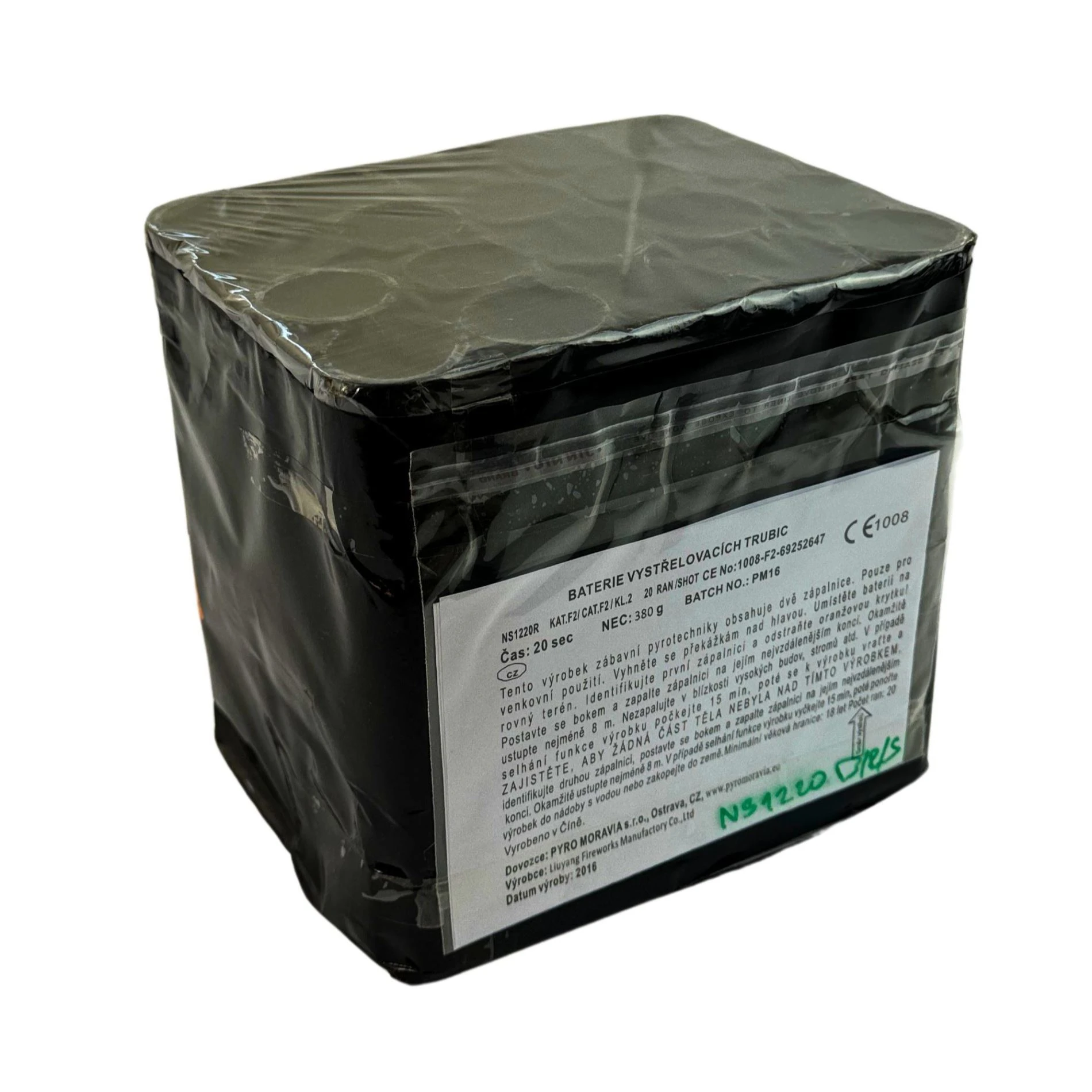 Baterie výmetnic jednobarevná   20 ran chryzantémy - SILVER