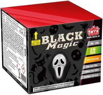BATERIE VÝMETNIC BLACK MAGIC 25 RAN - Halloween - 18/1 - BAT2523Q