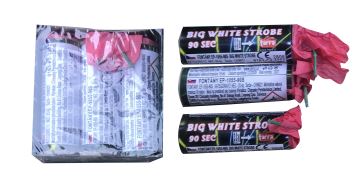 FONTÁNY BIG WHITE STROBE 90s - 3ks   60/3 - EP-1055-90S