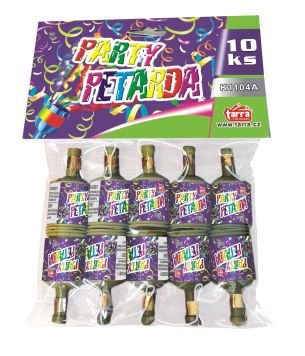 PARTY PETARDA - šampusky - 10 ks - K1104A