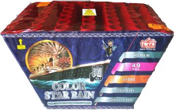 BATERIE VÝMETNIC COLOR STAR RAIN 49 RAN  2x1 - V1045